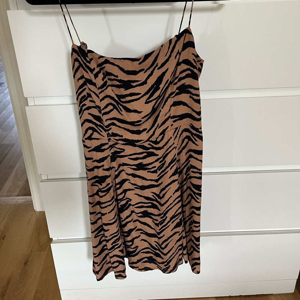 Reformation animal print dress